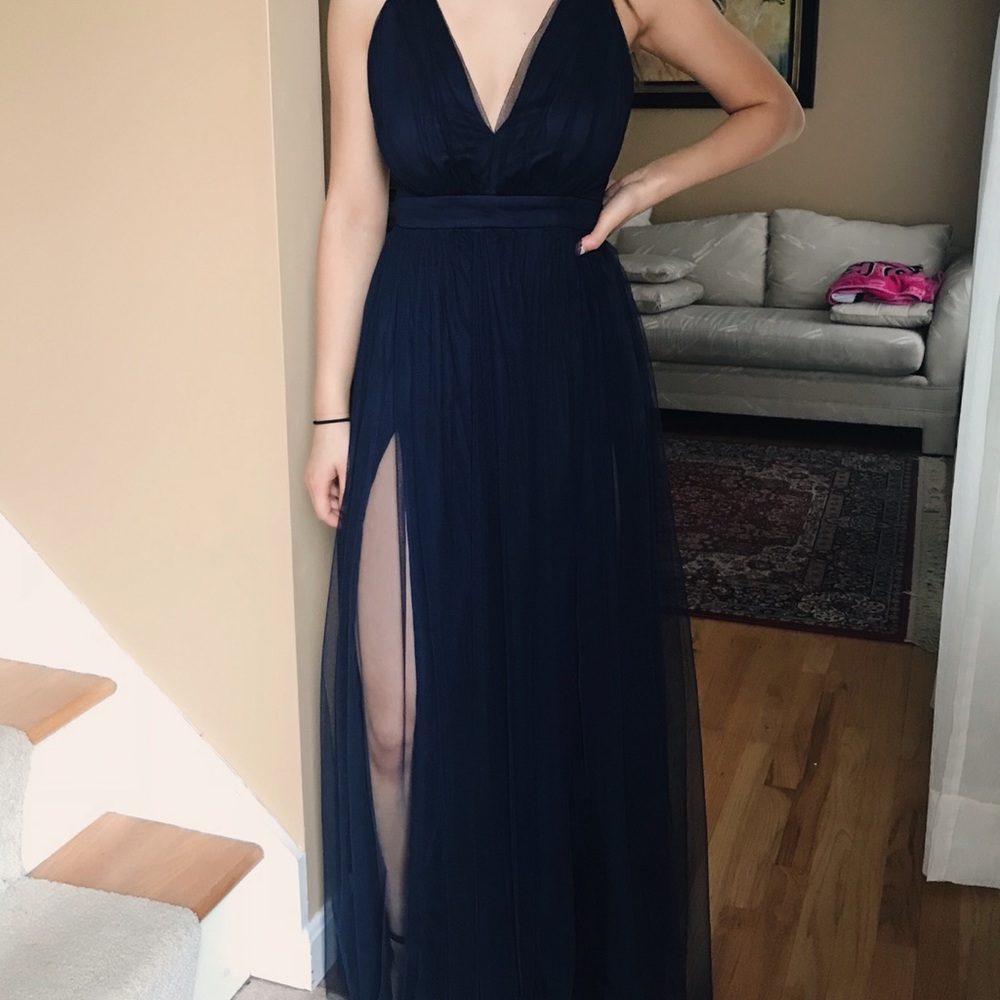 Tulle Prom Dress - Picture 2 of 4